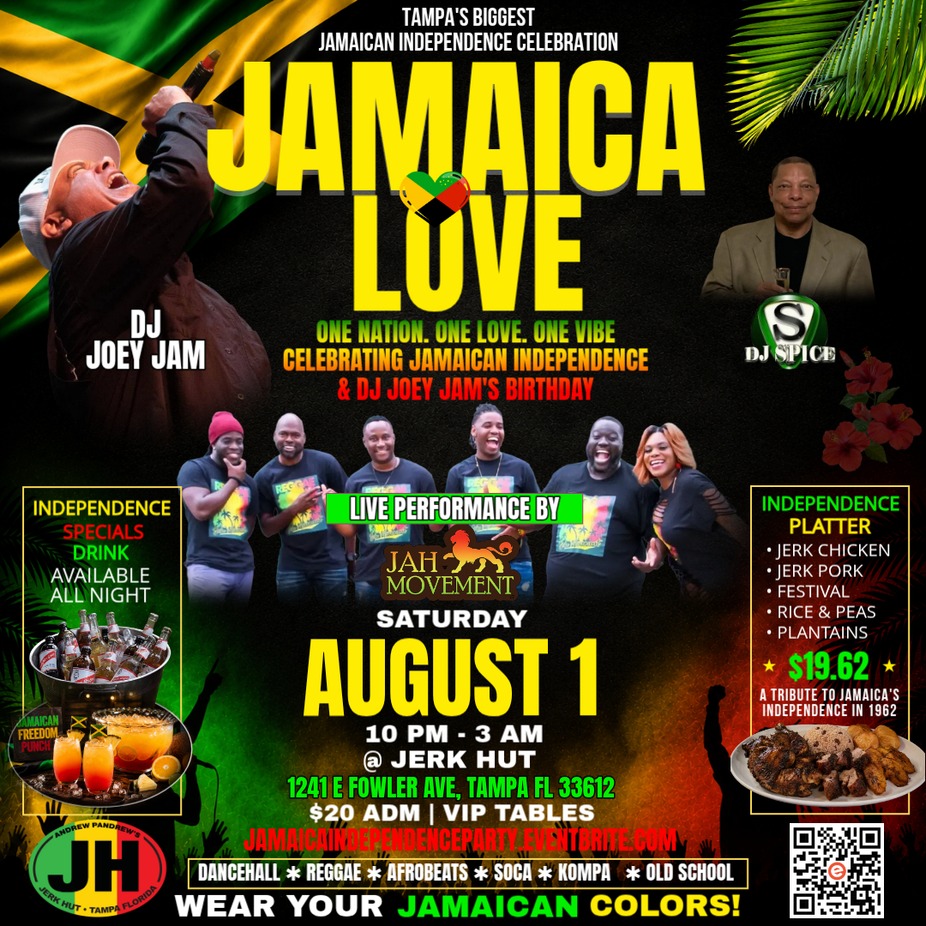 Jamaica Love – Tampa's Biggest Jamaican Independence Celebration event photo