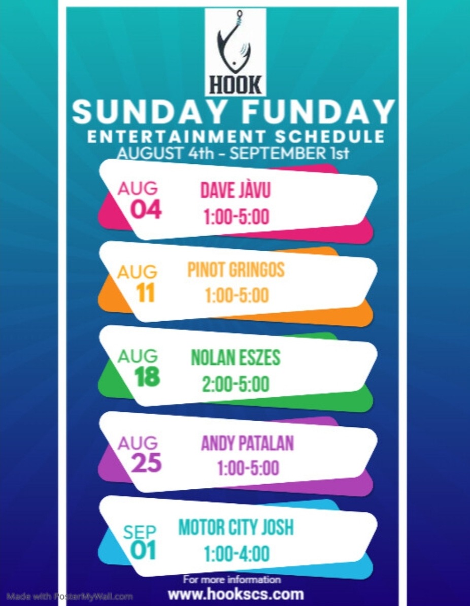 Sunday Funday - Entertainment Schedule event photo