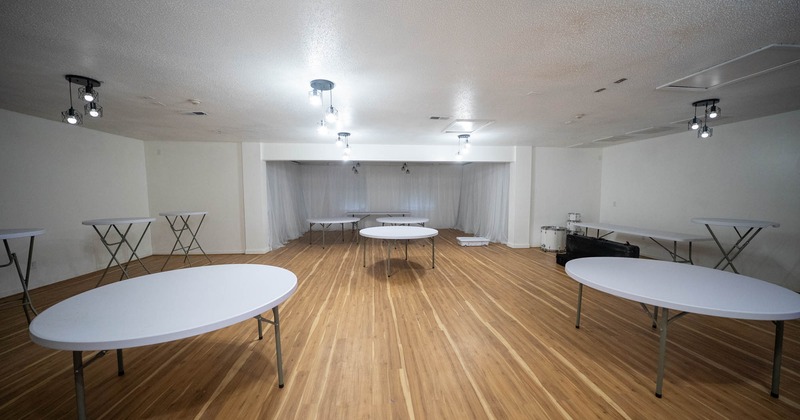 Interior space for an event