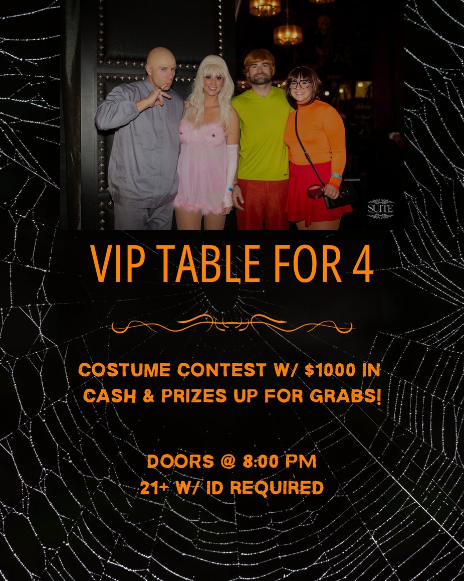 Halloween - VIP Table for 4 event photo