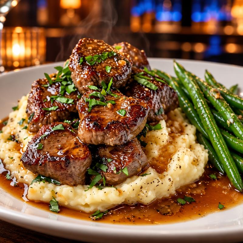 Garlic Steak Bites photo