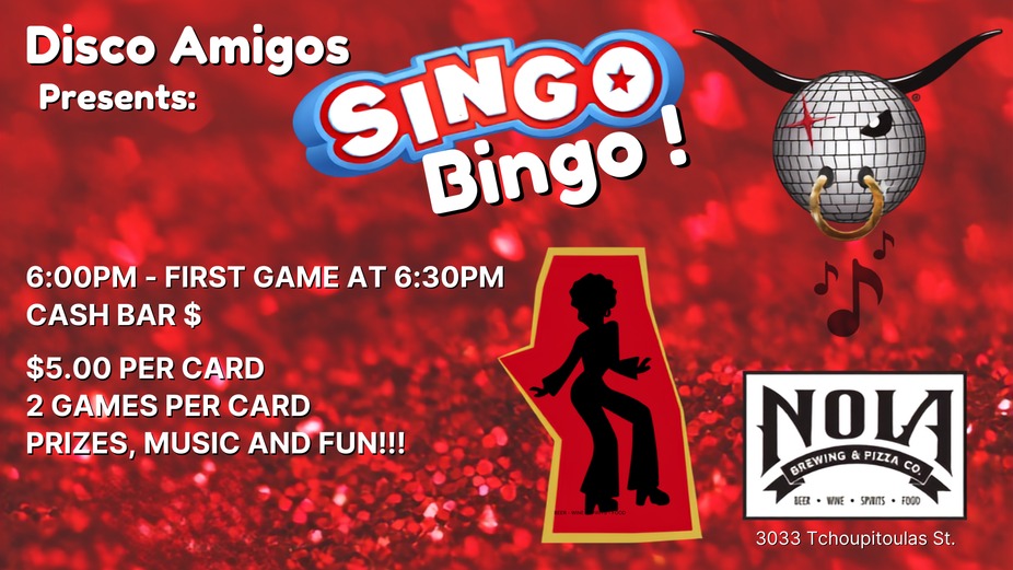 SINGO Bingo presented by The Disco Amigos event photo