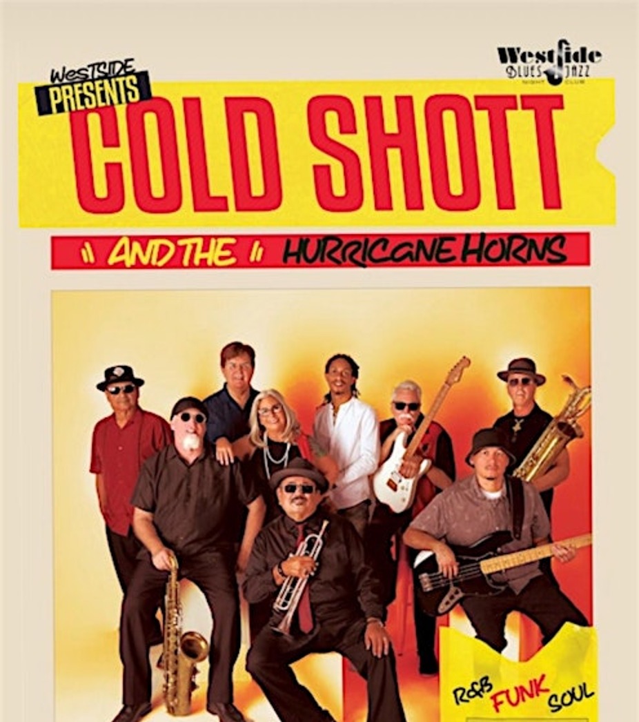 Cold Shott & the Hurricane Horns (Funk/Blues/Soul) event photo