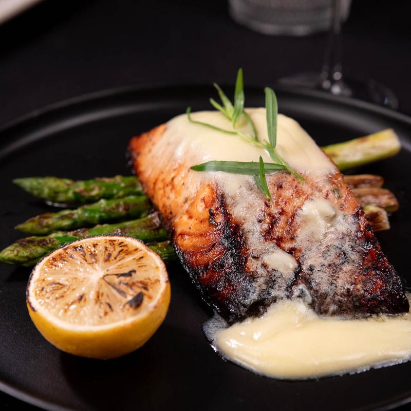 menu item 13 of 23, Truffle Beurre Blanc Salmon*