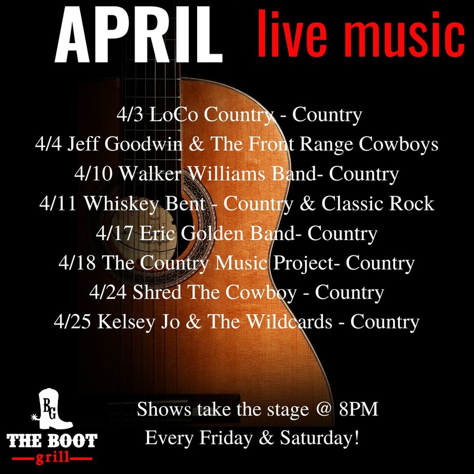 April Event Schedule event photo