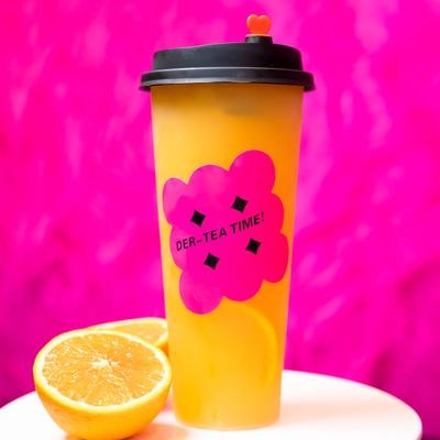 Fresh orange tea.