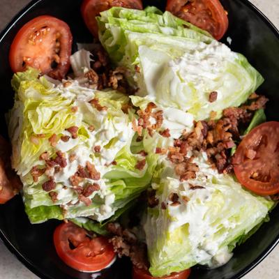 Wedge salad.