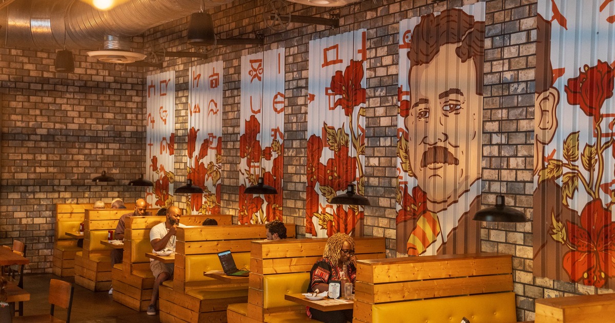 Interior seating area