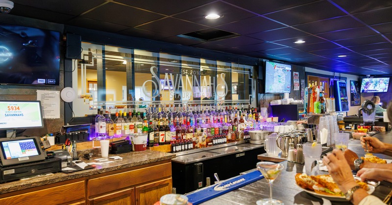 Interior, bar area