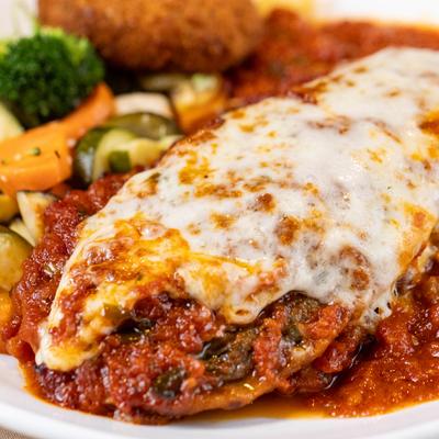 Eggplant Parmesan.
