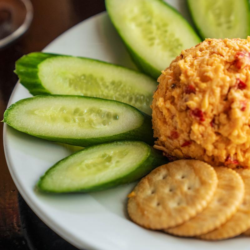 menu item 1 of 9, Virginia’s Pimento Cheese (V)