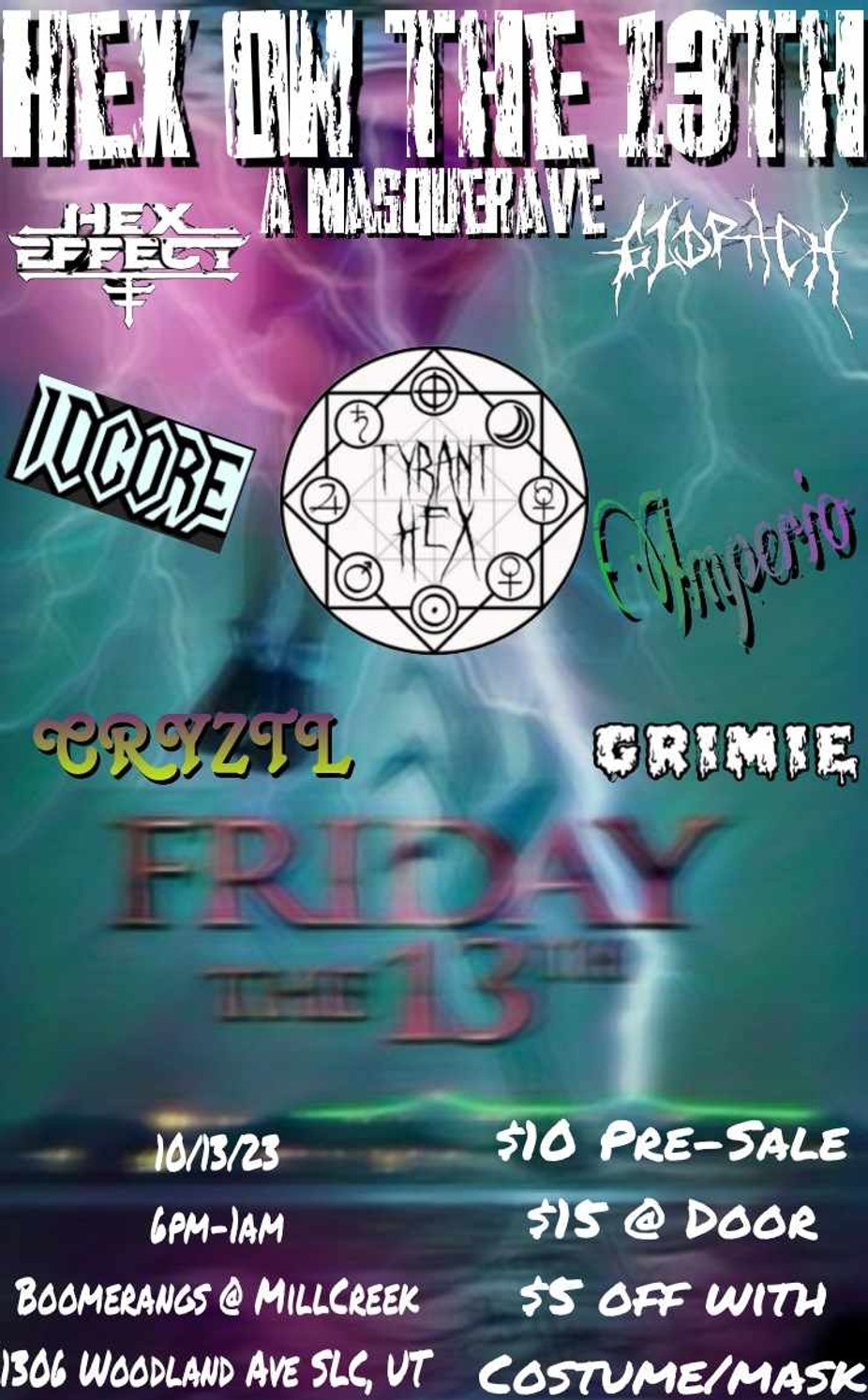 Boomerang's Millcreek Events