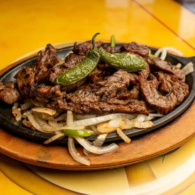 Grilled steak Fajitas.