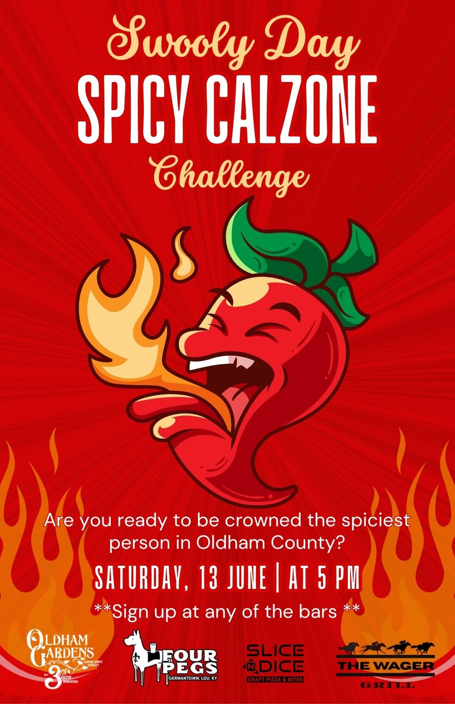 Spicy Calzone Eating Comtest event photo