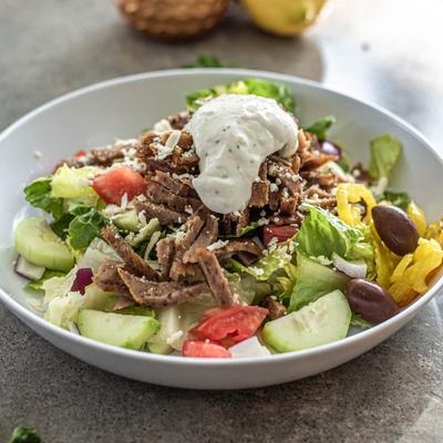 Gyro salad.