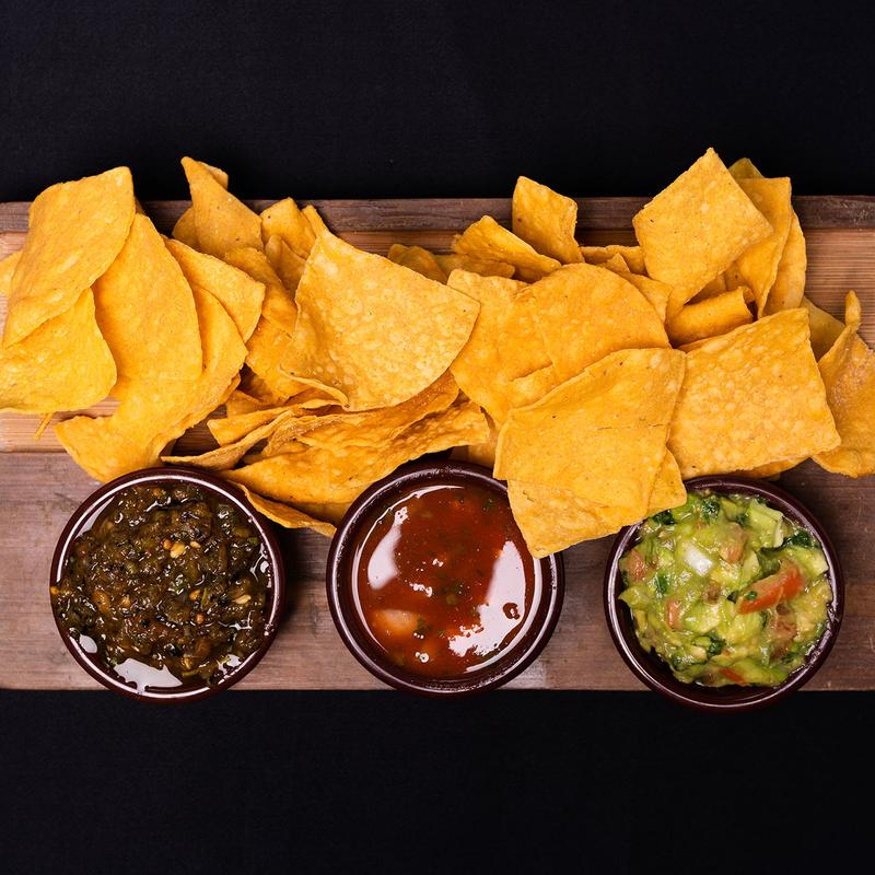 Guacamole & Two Salsas Flight photo