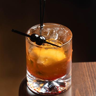 Old Fashioned cocktail.