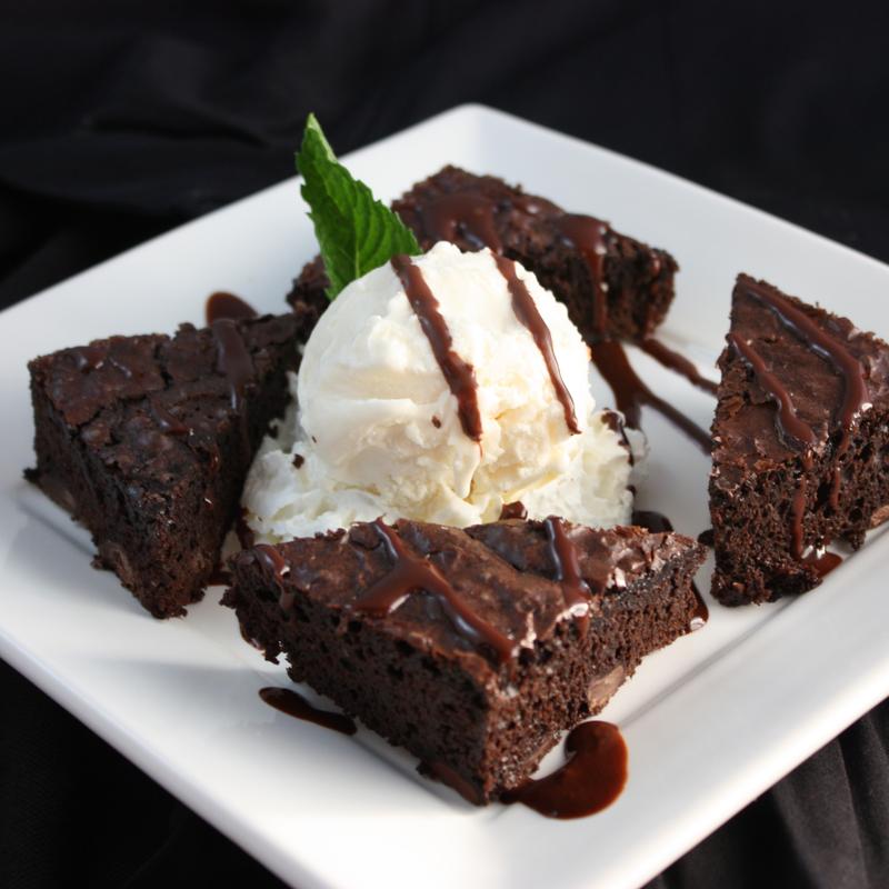 Fudge Brownie & Ice Cream photo