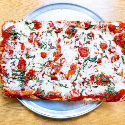 Sicilian pizza.