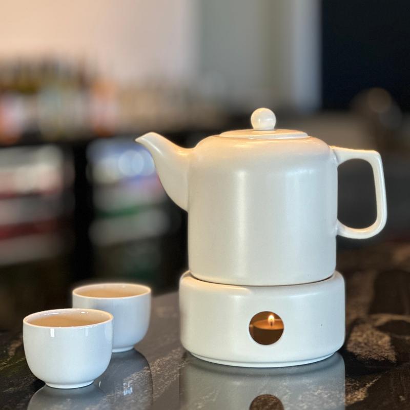 Large Hot Green or Chrysanthemum Tea in Specialty Teapot photo