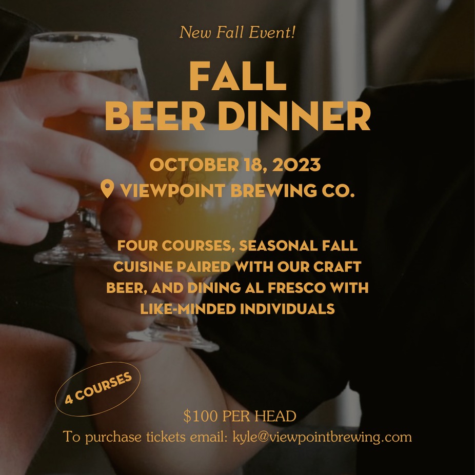 Fall Beer Dinner event photo