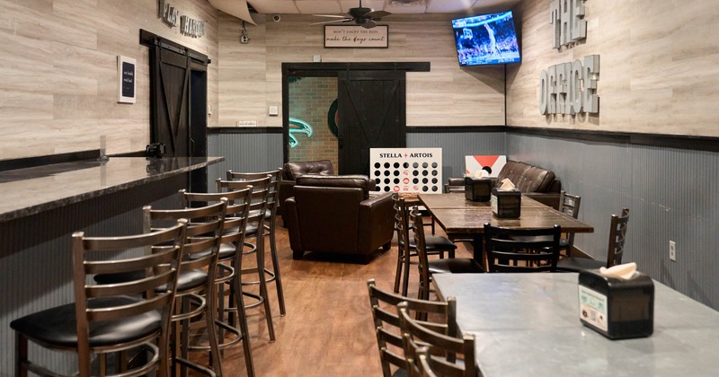 Interior, dining area