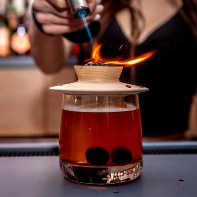 Smoked Old Fashioned.