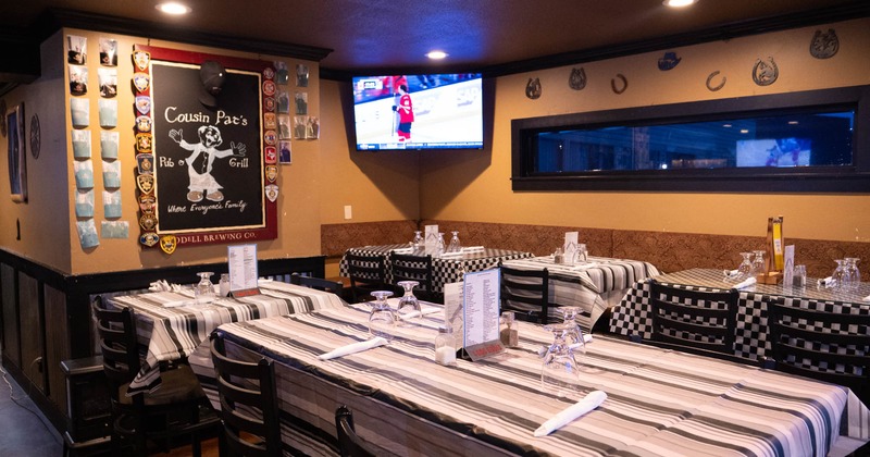 Interior, dining area
