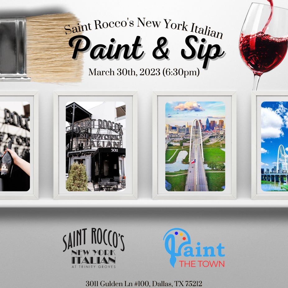 Rooftop Paint & Sip event photo