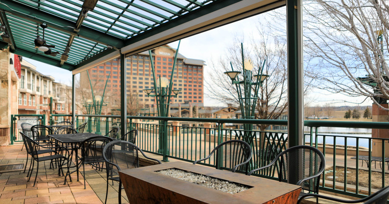 Exterior, tables outside