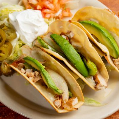 Mexican quesadillas, closeup.