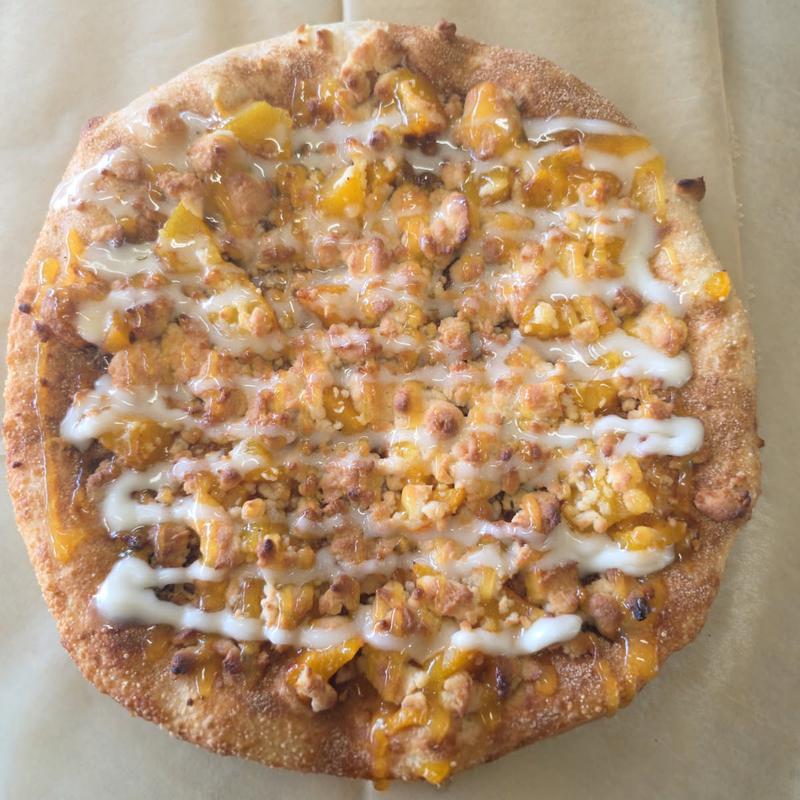 Peach Cobbler Pizza photo