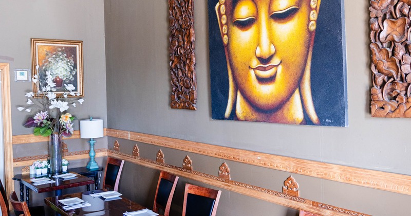 Interior seating area