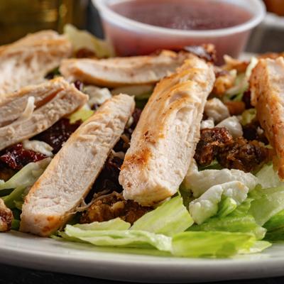 Cherry Chicken Salad, closeup.