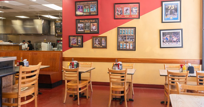 Interior, dining area