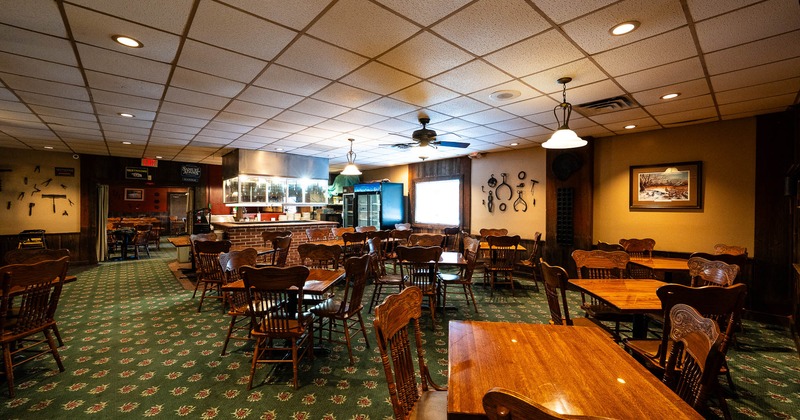 Interior, dining area