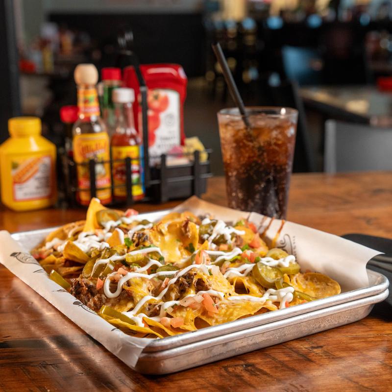 menu item 1 of 21, Mojo Pork Nachos