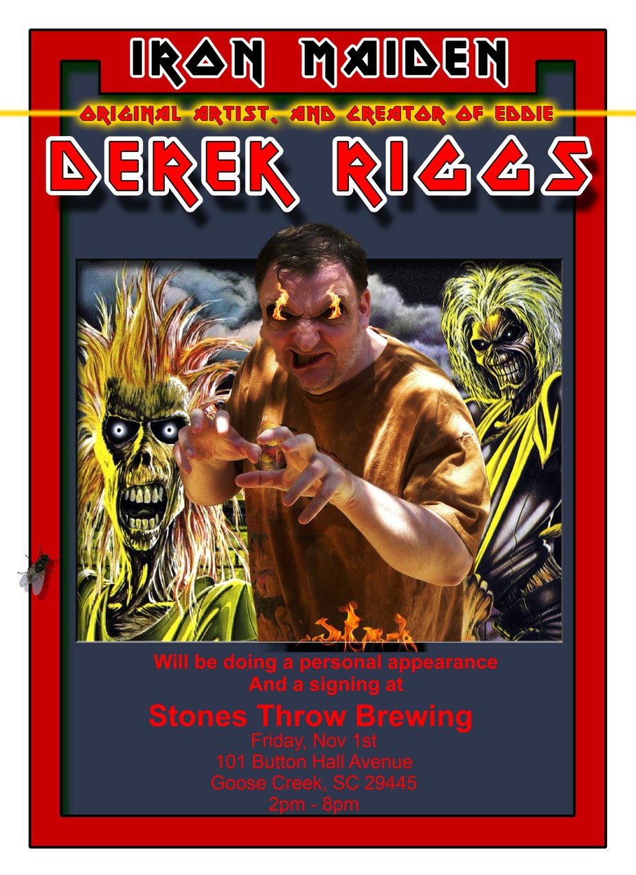 Derek Riggs Signing! event photo