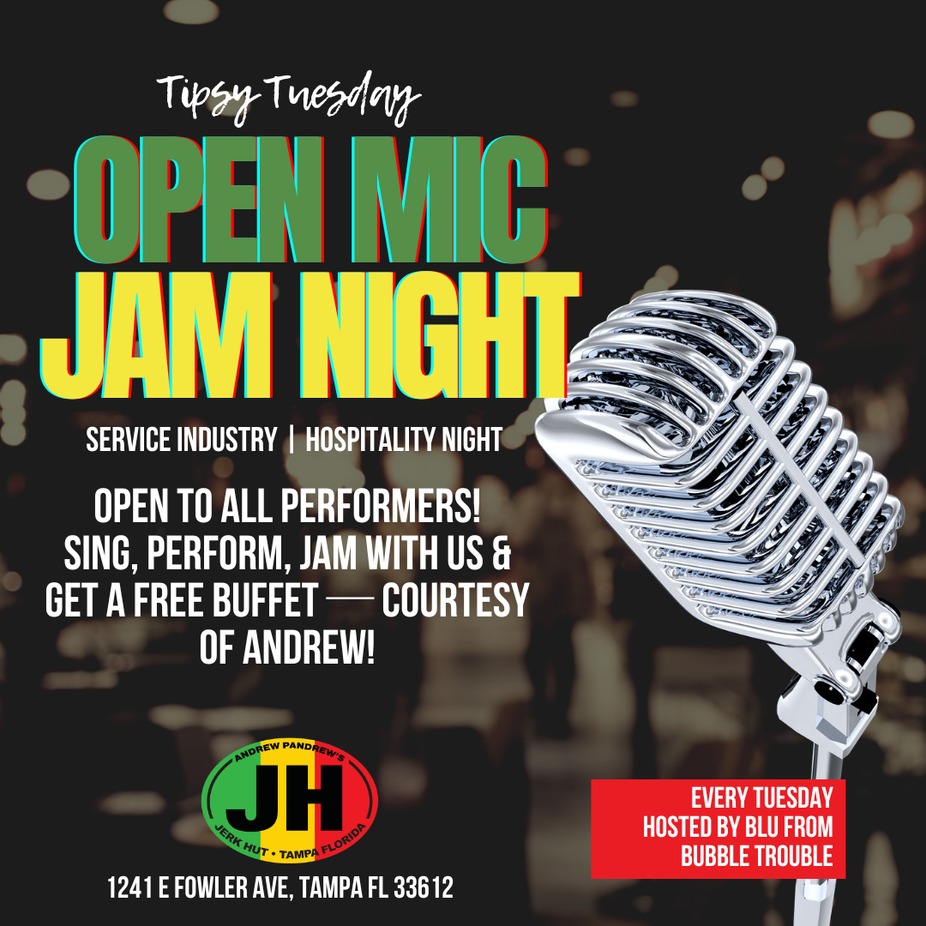 Tipsy Tuesday - Open Mic Jam Night event photo