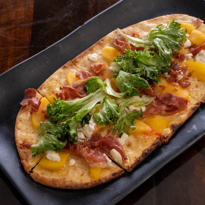 Peach and Prosciutto Flatbread photo