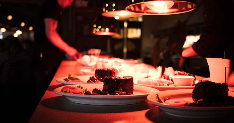 Several dishes served