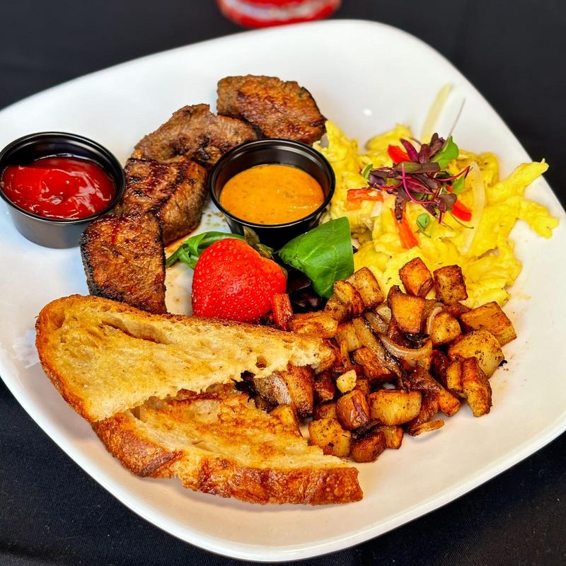 1221 Steak tips n Eggs photo