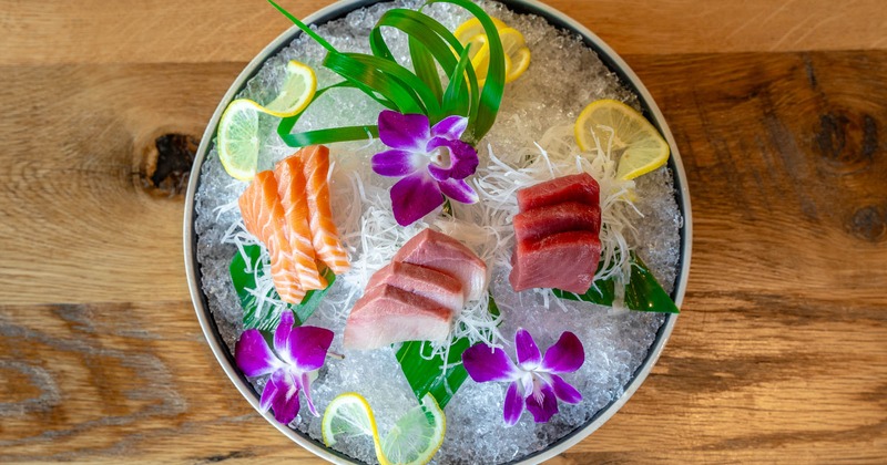 Served Sashimi Platter