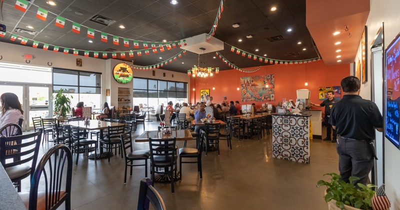 Interior, main dining area