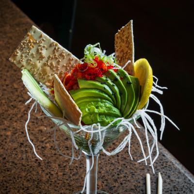 Spicy Salmon Martini.