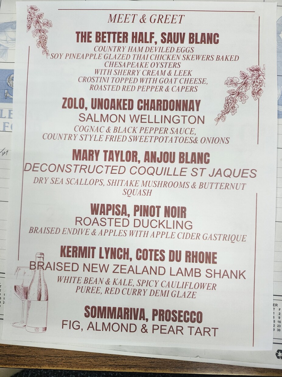 Wine Dinner event photo