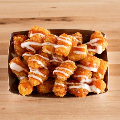 Tater tots with ranch dressing.