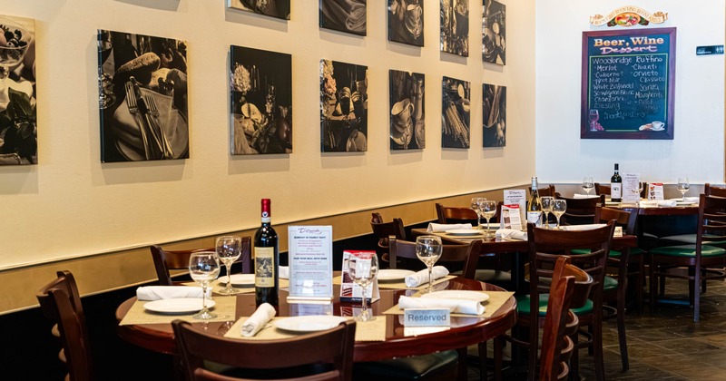 Interior, dining area