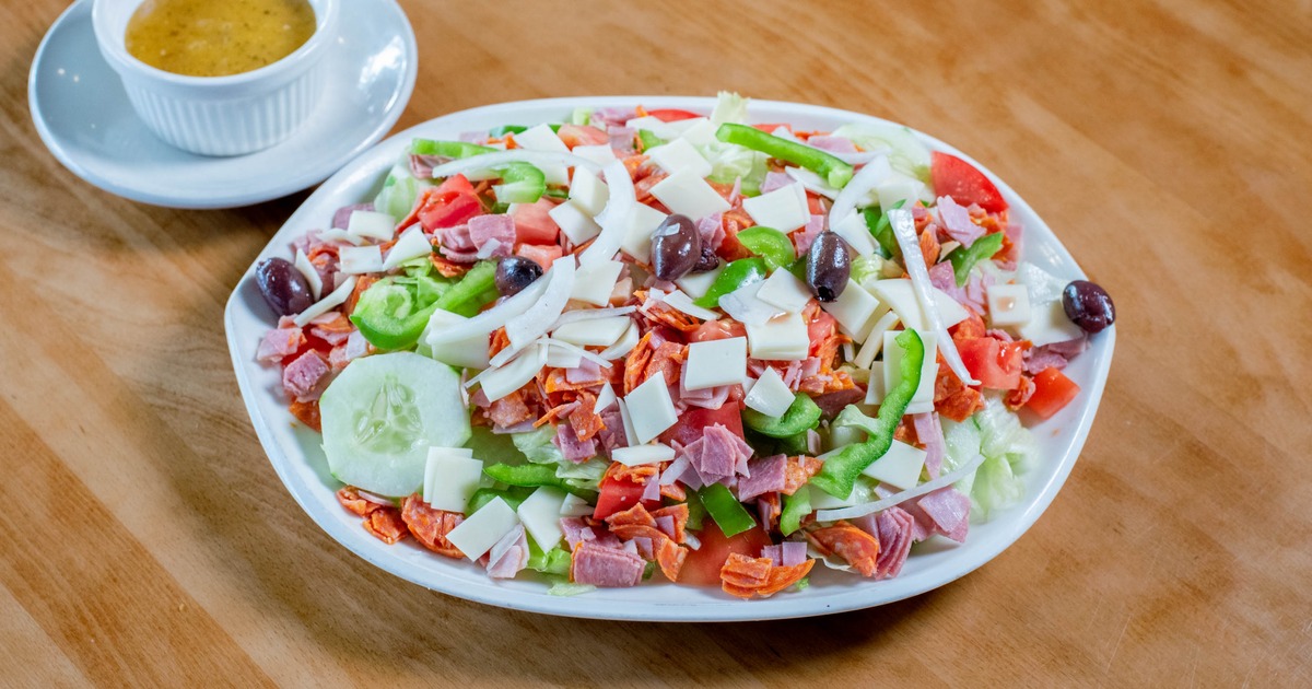 Antipasto Salad with dressing on the side