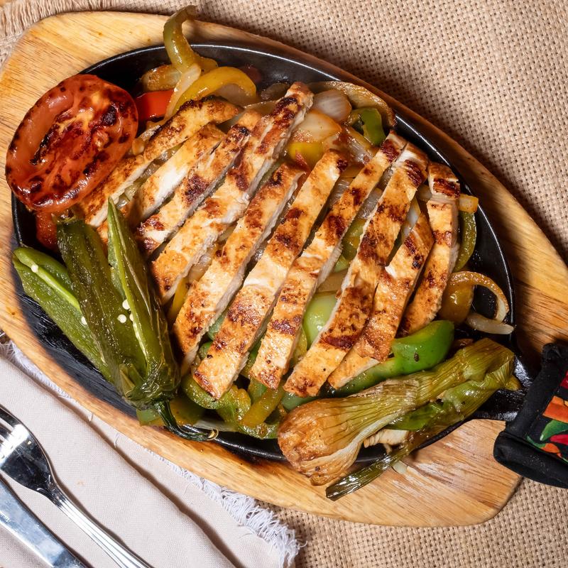menu item 7 of 11, Fajitas